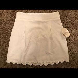 White altard state skirt